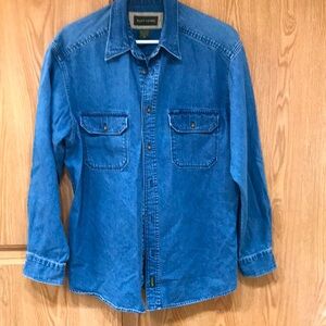 Denim Ruff Hewn Blue Casual Button Down jacket/shirt